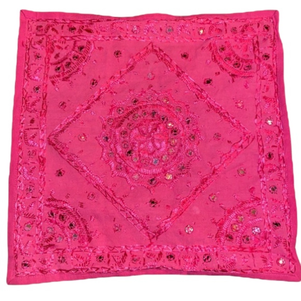 NWOT Bohemian Sequined Pillowcase